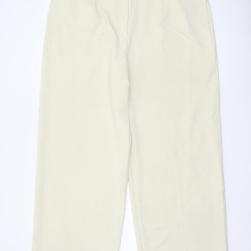 Marks and Spencer Women Beige Regular Fit Stretch Trousers Size 20