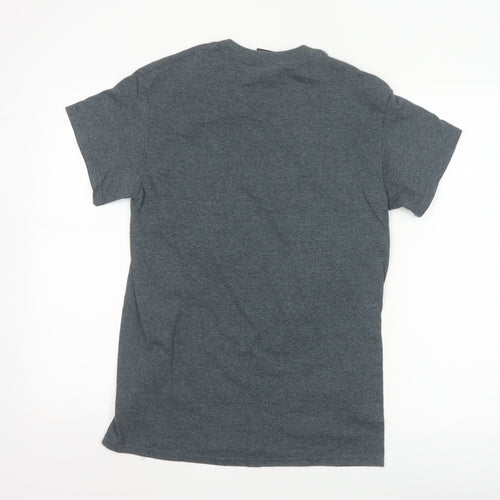 Thrasher Men's Grey Flame Logo Short Sleeve T-Shirt Size S