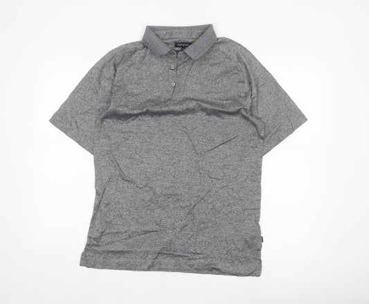 Marks and Spencer Autograph Men’s Grey Supima Cotton Polo Shirt Size M
