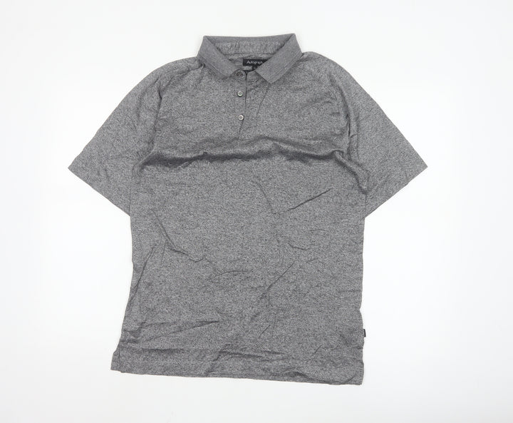 Marks and Spencer Autograph Men’s Grey Supima Cotton Polo Shirt Size M