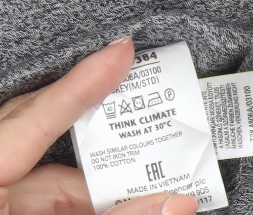 Marks and Spencer Autograph Men’s Grey Supima Cotton Polo Shirt Size M