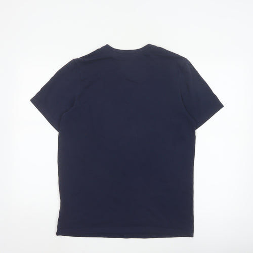 Nike Men's Navy Blue AIR Dri-FIT Graphic T-Shirt Size M