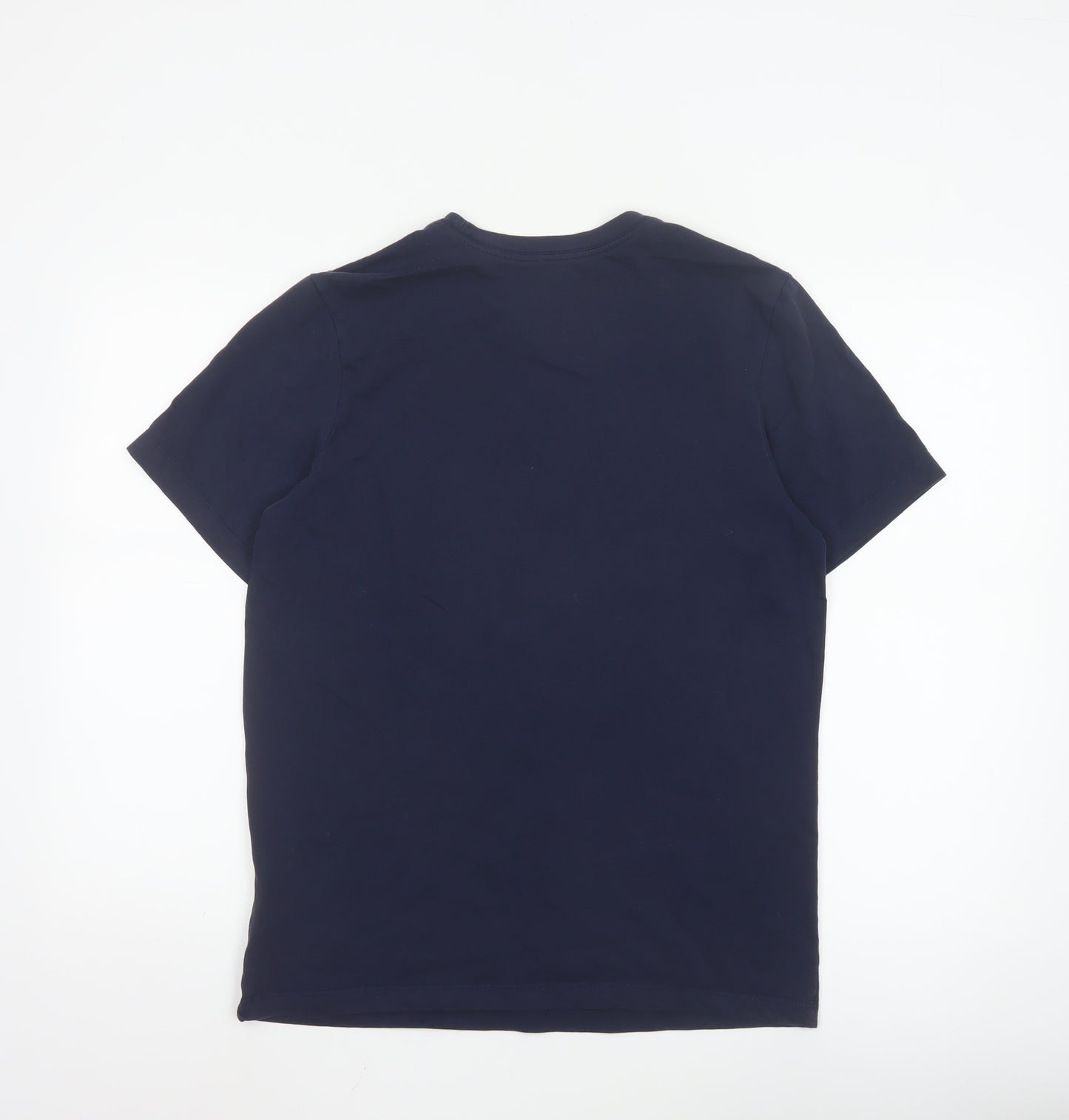 Nike Men's Navy Blue AIR Dri-FIT Graphic T-Shirt Size M