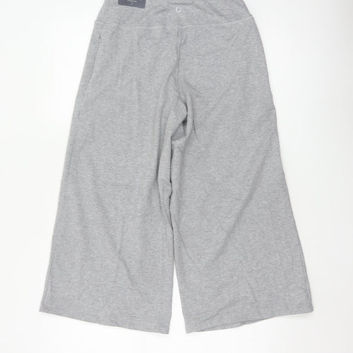 Marks and Spencer Women’s Grey Wide-Leg Jersey Trousers Size 8