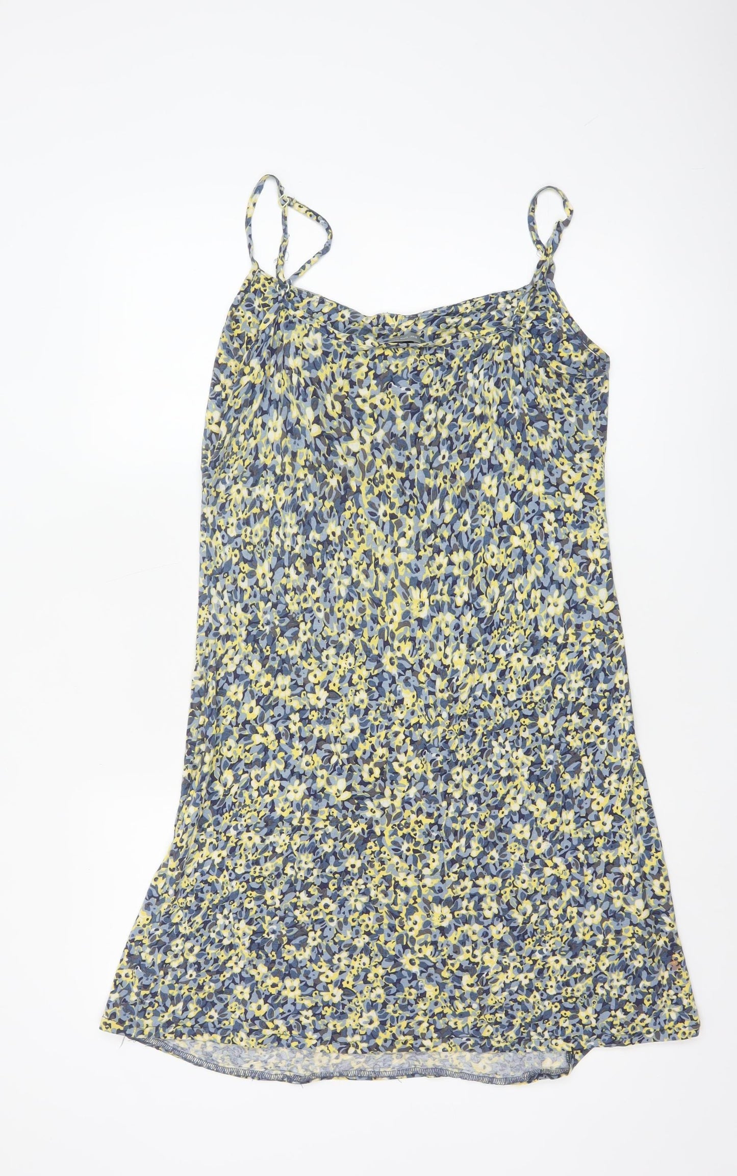 Marks and Spencer Per Una Women's Multicoloured Floral V-Neck Slip Dress Size 16