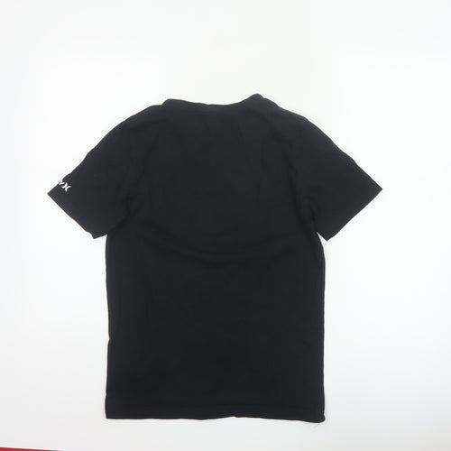 Hurley Boys Black Graphic Surf T-Shirt 12-13 Years Short Sleeve Cotton