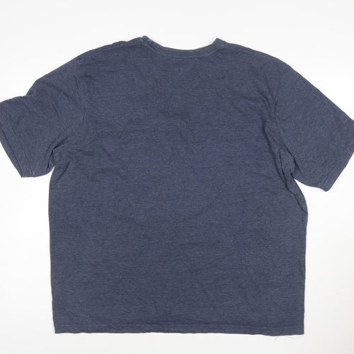 Jacamo Men's Blue Nature Print Crew Neck 1XL T-Shirt