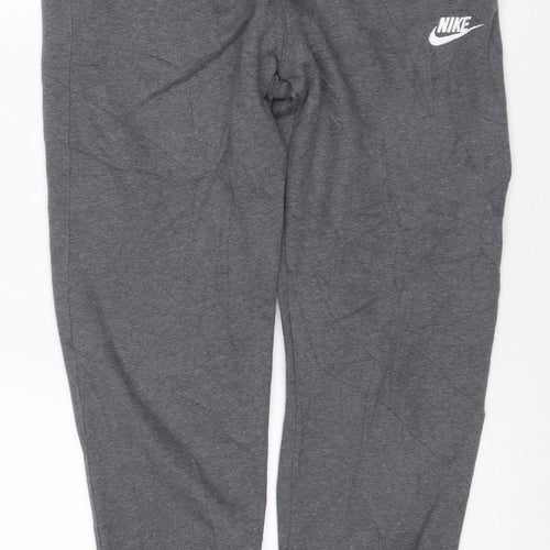 Nike Men's Grey Jogger Sweatpants Small Regular Fit Cotton Blend