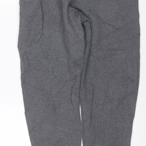 Nike Men's Grey Jogger Sweatpants Small Regular Fit Cotton Blend