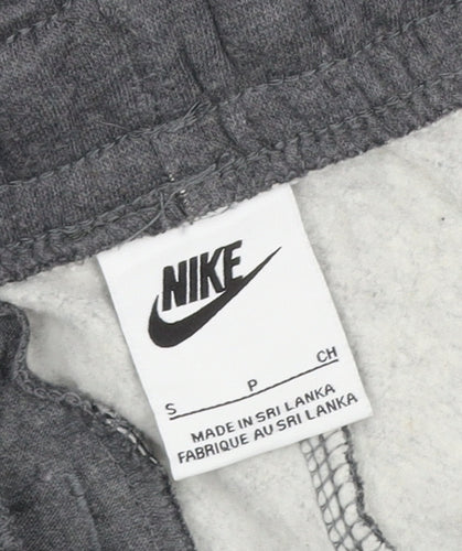 Nike Men's Grey Jogger Sweatpants Small Regular Fit Cotton Blend