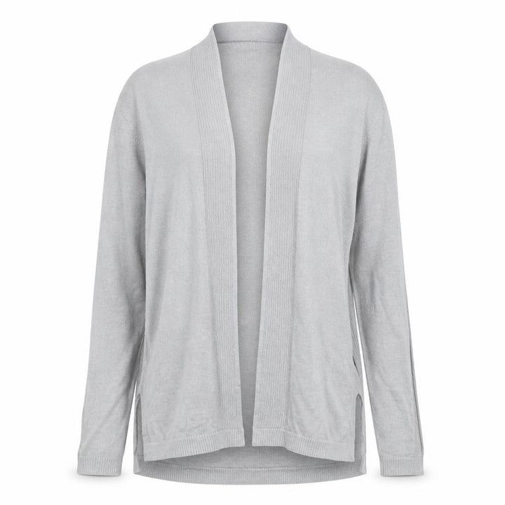 Gap Women's Grey V-Neck Open Knit Long Sleeve Cardigan Size S