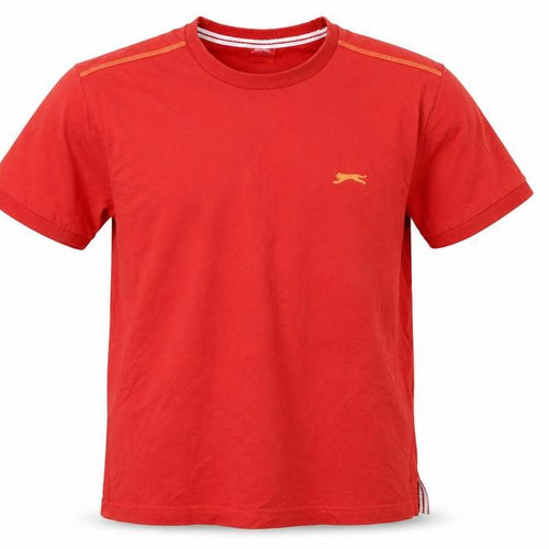 Slazenger Boys Red Short Sleeve Cotton Sports T-Shirt 11-12 Years