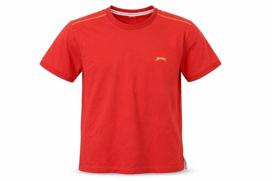 Slazenger Boys Red Short Sleeve Cotton Sports T-Shirt 11-12 Years
