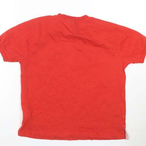Slazenger Boys Red Short Sleeve Cotton Sports T-Shirt 11-12 Years