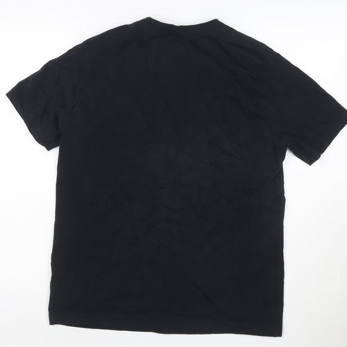 Nike Men's Black Air Graphic Loose Fit T-Shirt XS