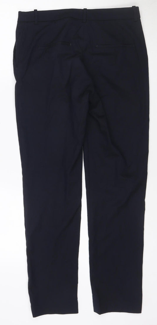 H&M Women’s Black Straight Leg Dress Pants Size 10 Formal Work Trousers