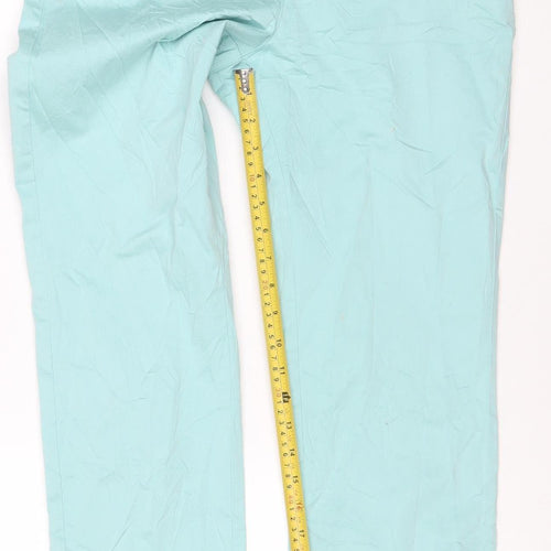 Marks and Spencer Women Green Size 10 Short Straight Stretch Jeans