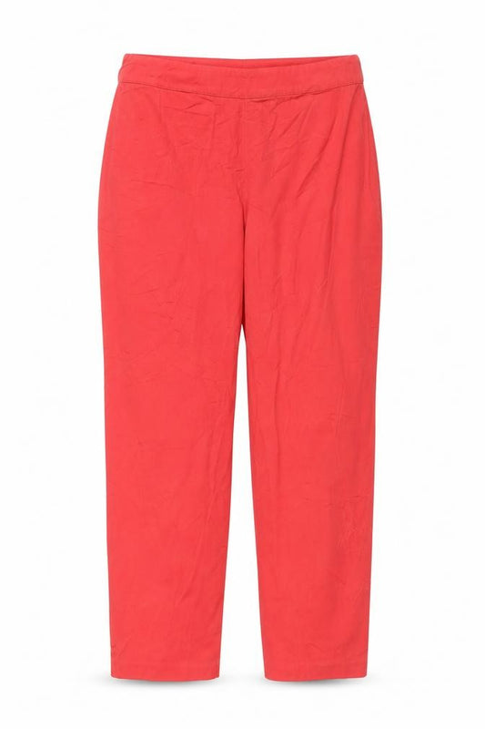 Marks and Spencer Women Red Size 12 Long Straight Jeans