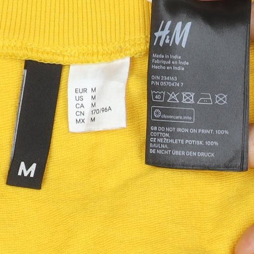 H&M Women's Yellow Toronto Bears Cotton Pullover Sweatshirt M