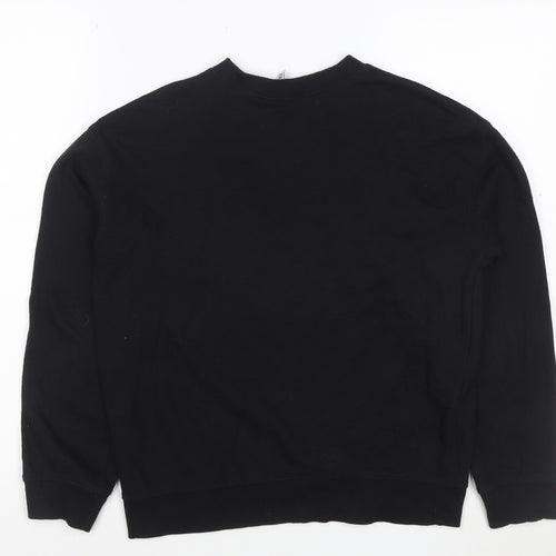 H&M Divided Women Black Mickey Mouse Pullover Sweatshirt Size S
