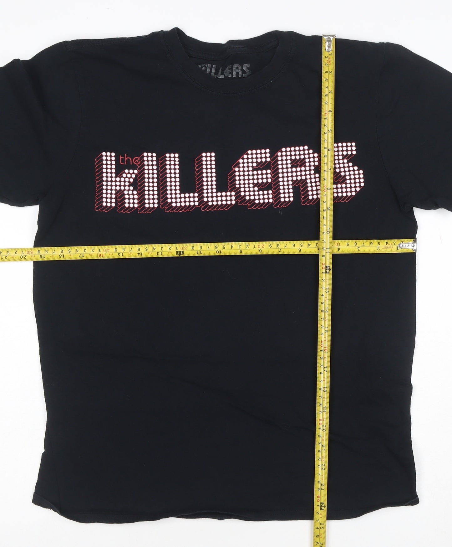 The Killers Women's Black Cotton Band T-Shirt M Short Sleeve