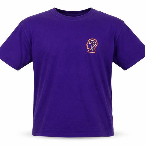 Topman Men's Purple Graphic Print Crew Neck T-Shirt Size M