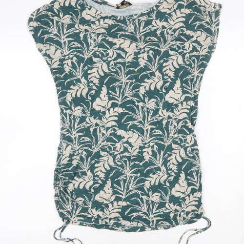 Phase Eight Women’s Green Floral Tunic Blouse Size 10
