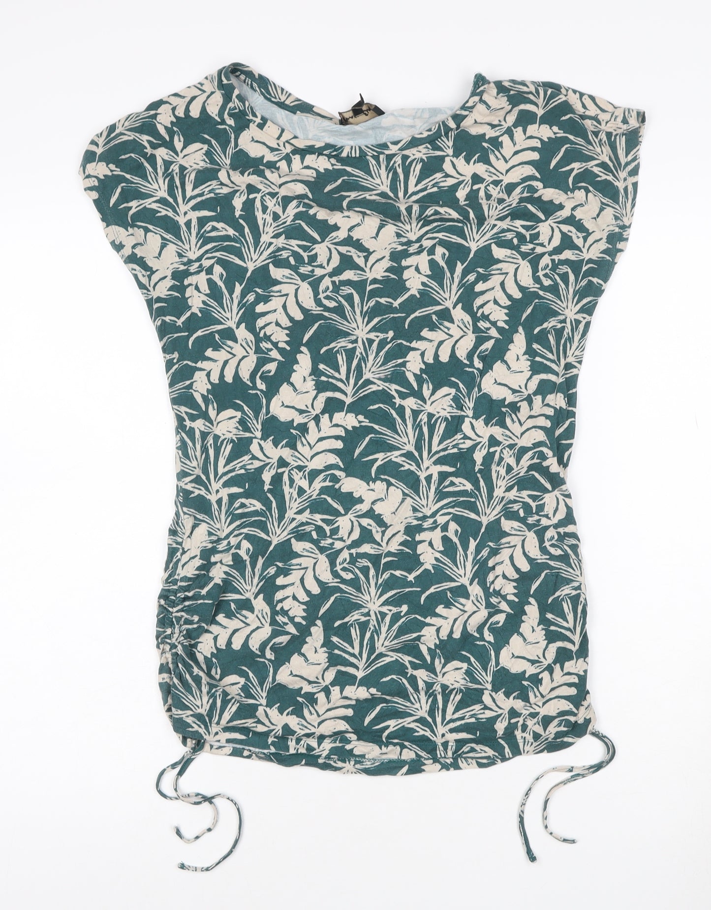 Phase Eight Women’s Green Floral Tunic Blouse Size 10