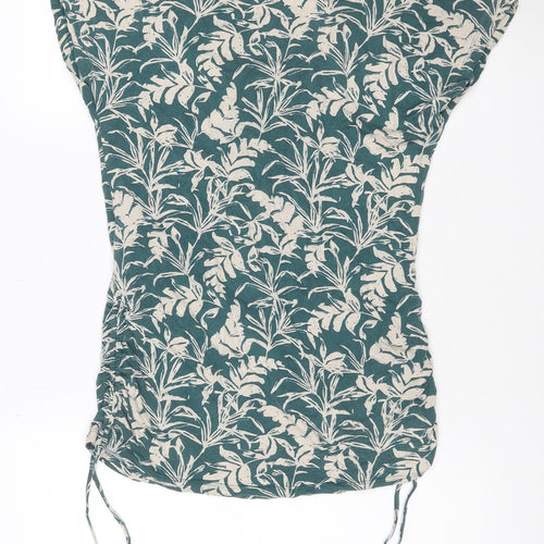 Phase Eight Women’s Green Floral Tunic Blouse Size 10