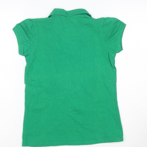 Polo Girls Green Short Sleeve Cotton Polo Shirt 13-14 Years