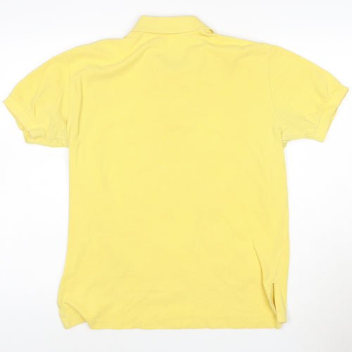 Ralph Lauren Men’s Yellow Classic Fit Cotton Polo Shirt Size S