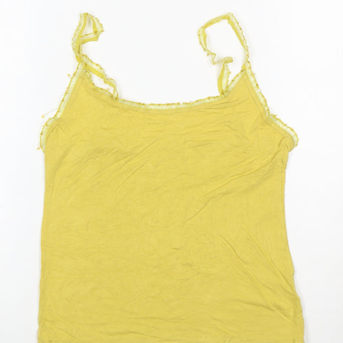 Phase Eight Womens Yellow Viscose Camisole Tank Top Size 14