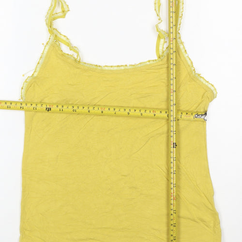 Phase Eight Womens Yellow Viscose Camisole Tank Top Size 14