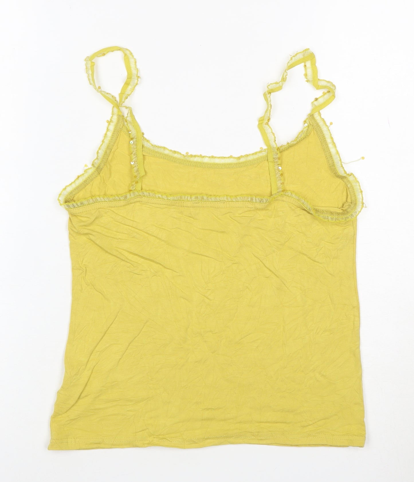 Phase Eight Womens Yellow Viscose Camisole Tank Top Size 14