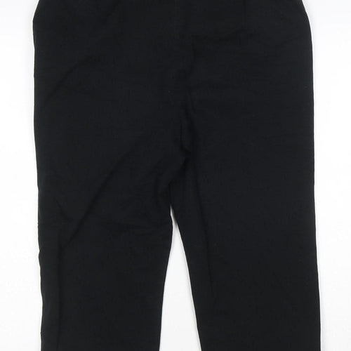 BM Casual Womens Black Cropped Stretch Jeans Size 14