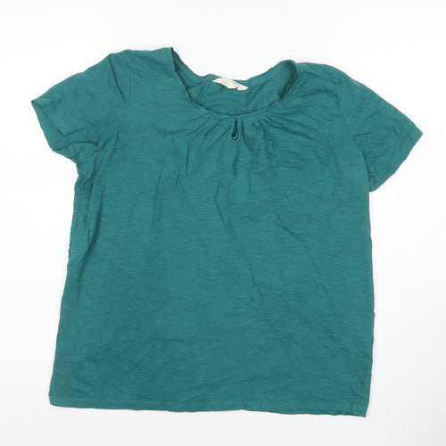 Seasalt Cornwall Women's Green Organic Cotton T-Shirt Size 10