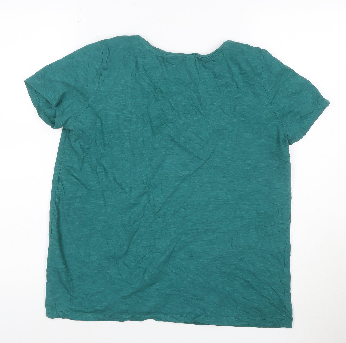 Seasalt Cornwall Women's Green Organic Cotton T-Shirt Size 10