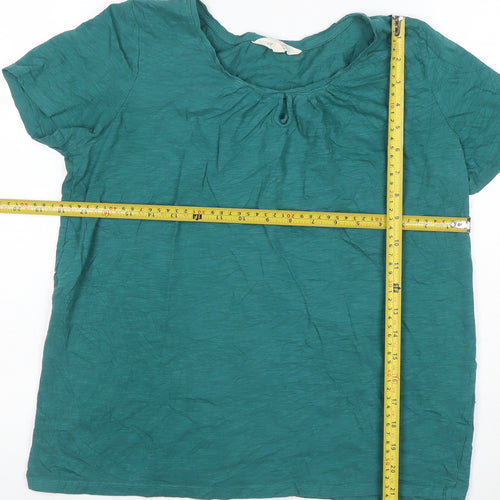 Seasalt Cornwall Women's Green Organic Cotton T-Shirt Size 10