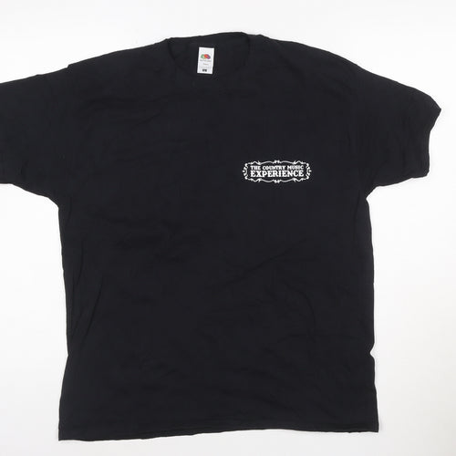 Fruit of the Loom Unisex Black Country Music Experience T-Shirt Size L