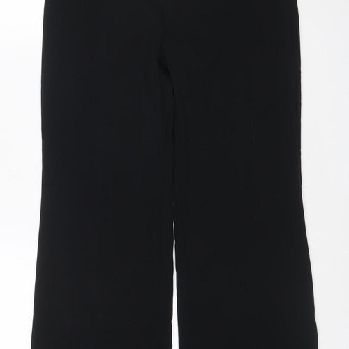Marks and Spencer Autograph Women's Black UK 8 Wide-Leg Trousers