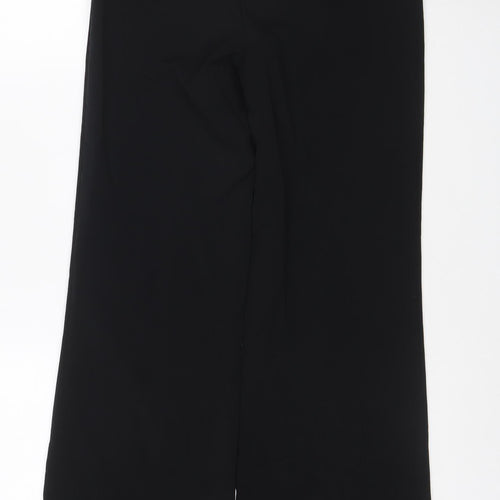 Marks and Spencer Autograph Women's Black UK 8 Wide-Leg Trousers
