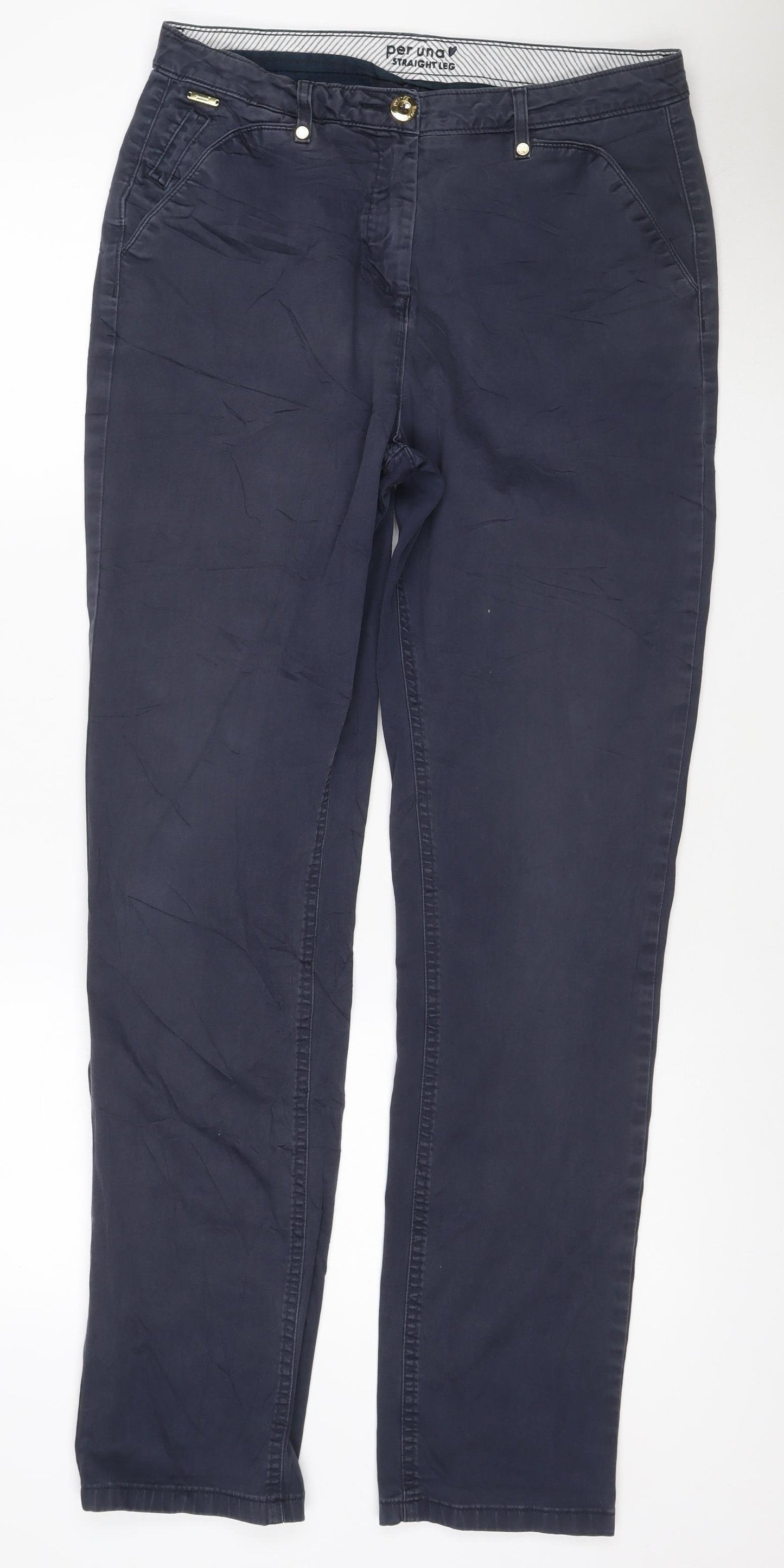 Marks and Spencer Men’s Blue Straight Leg Jeans 40 Regular Fit