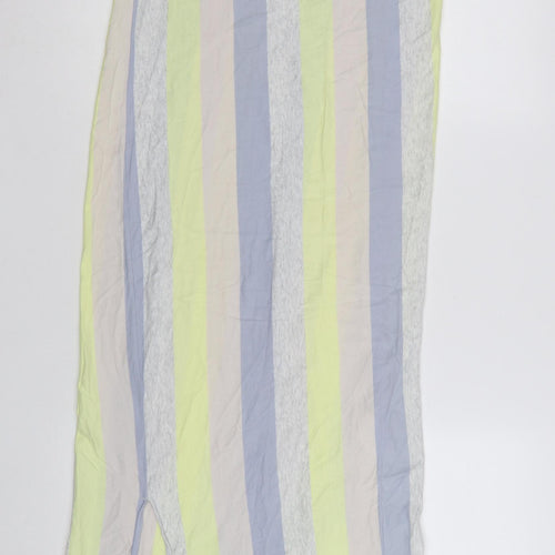 COS Women Multicoloured Striped Cotton Tank Midi Dress Size S