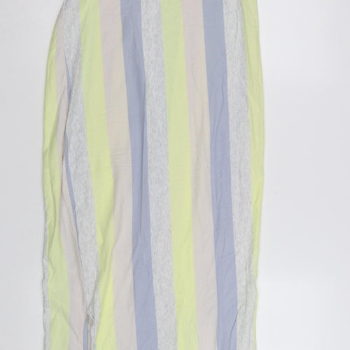 COS Women Multicoloured Striped Cotton Tank Midi Dress Size S