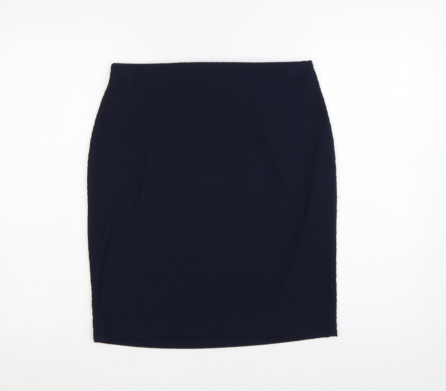 Roman Women’s Blue Size 12 Pencil Skirt Stretch Jersey Workwear