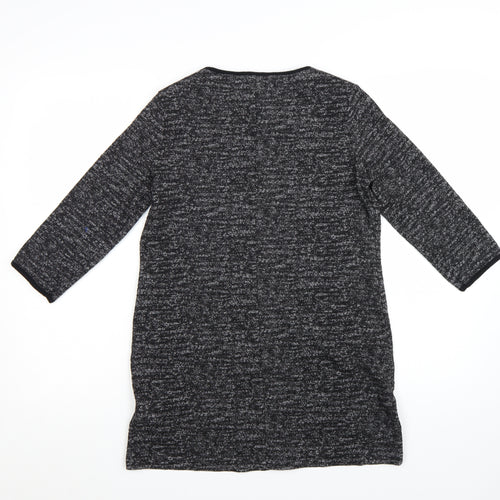 Marks and Spencer Women's Grey Knit Shift Dress Size 12