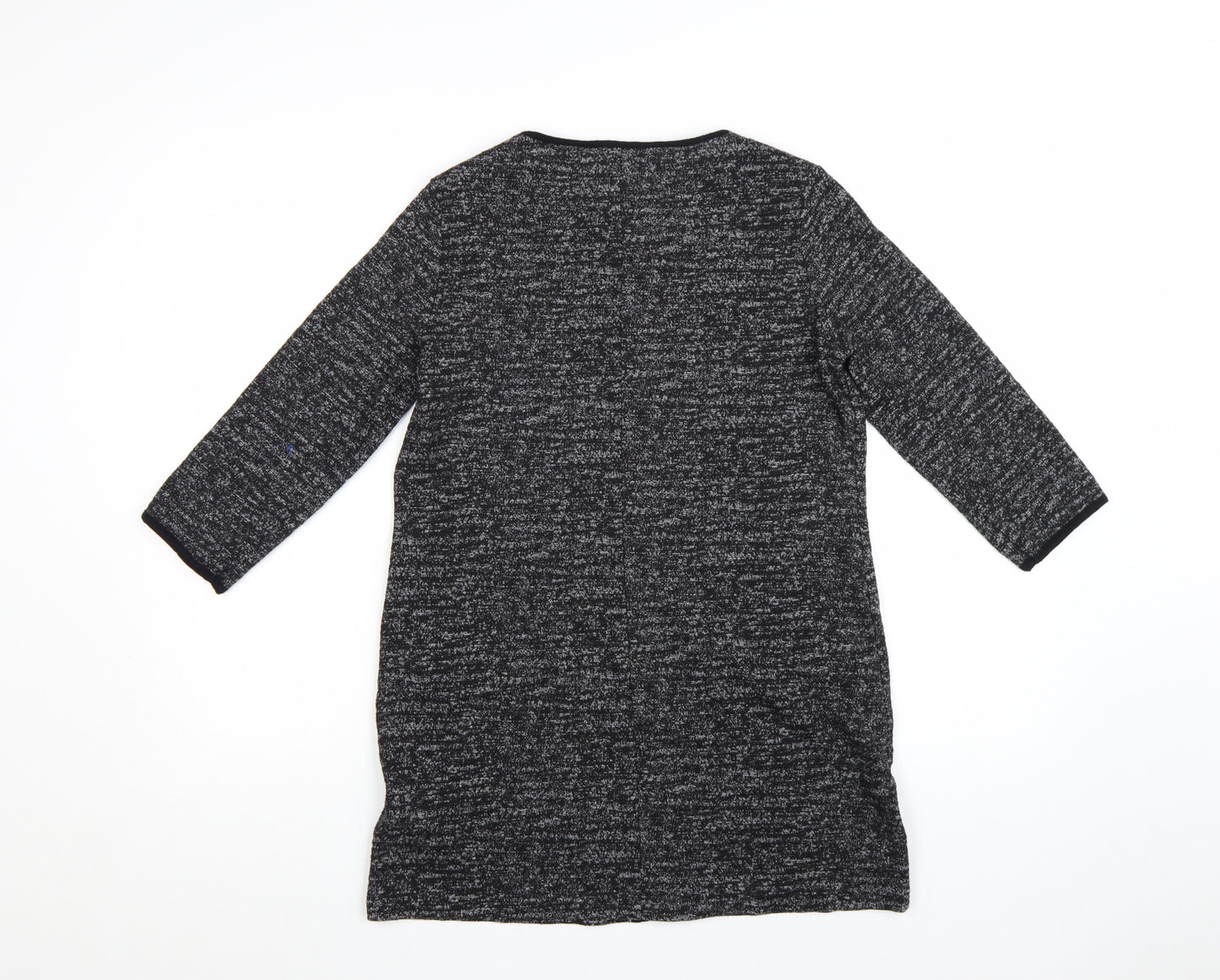 Marks and Spencer Women's Grey Knit Shift Dress Size 12