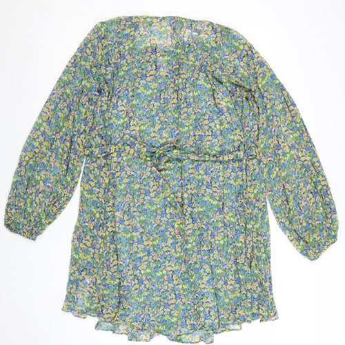 Marks and Spencer Women’s Multicoloured Floral Fit & Flare Dress Size 16