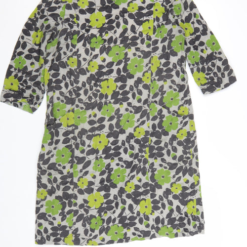 Seasalt Cornwall Women’s Multicoloured Floral Shift Dress UK 12