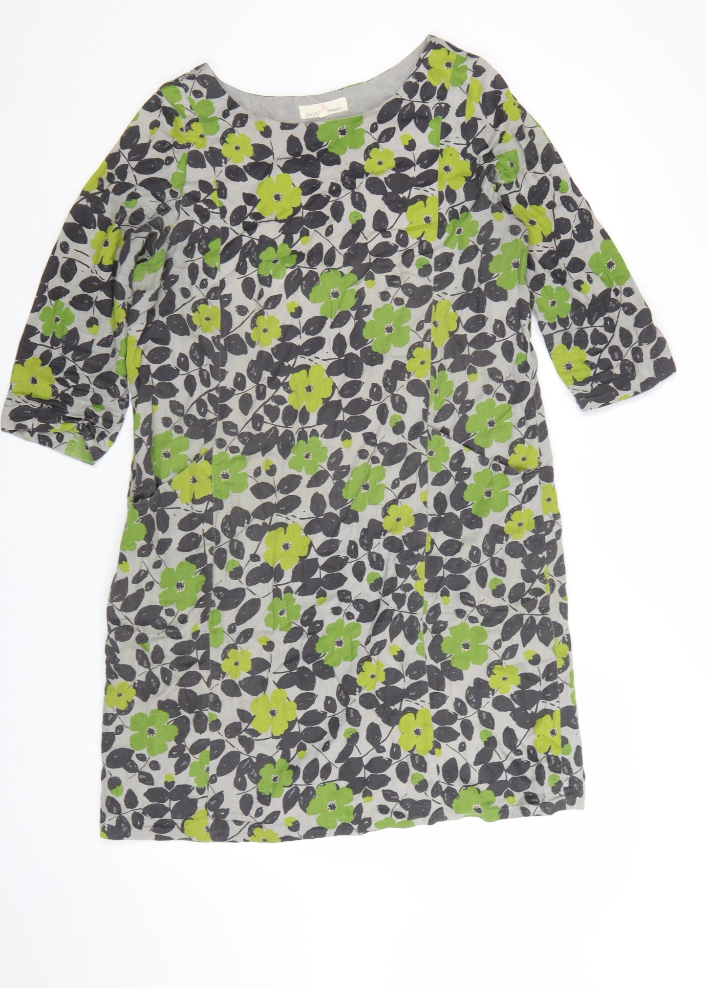 Seasalt Cornwall Women’s Multicoloured Floral Shift Dress UK 12
